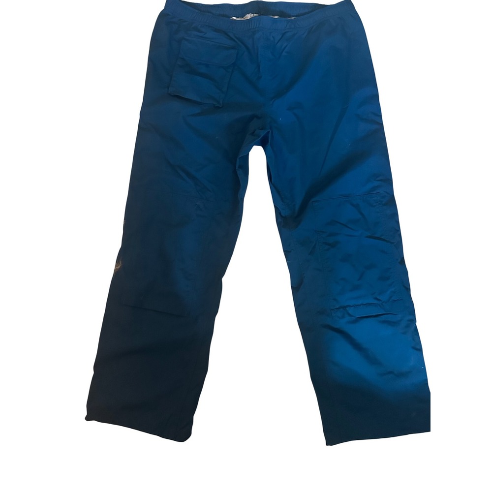BNWT Duluth Trading Co. Men's No-Rainer Waterproof Pant/ Blue XL x 32(L)